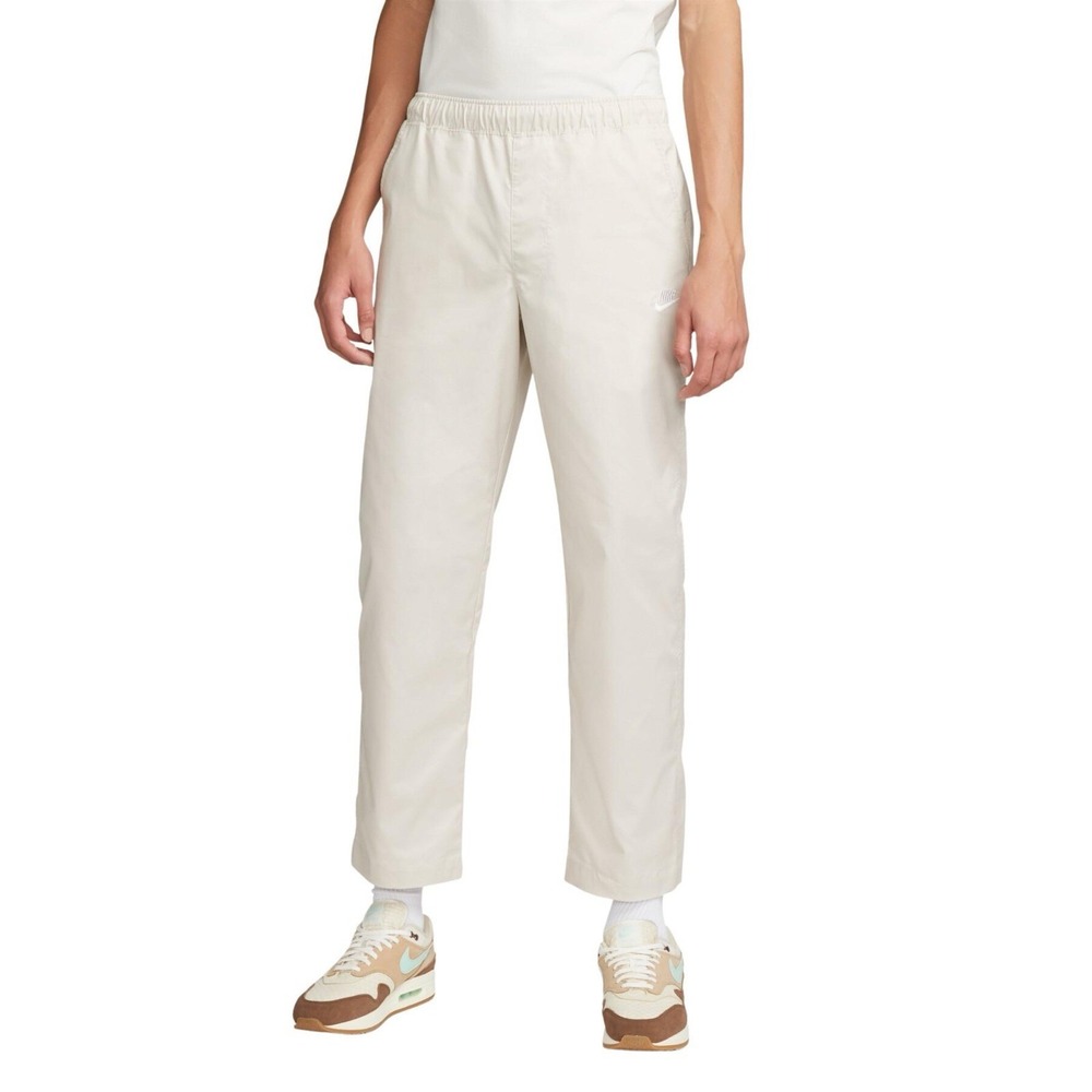 NWOT Nike Straight-cut Woven Pants Club Size‎ Medium Beige Dx3336-104